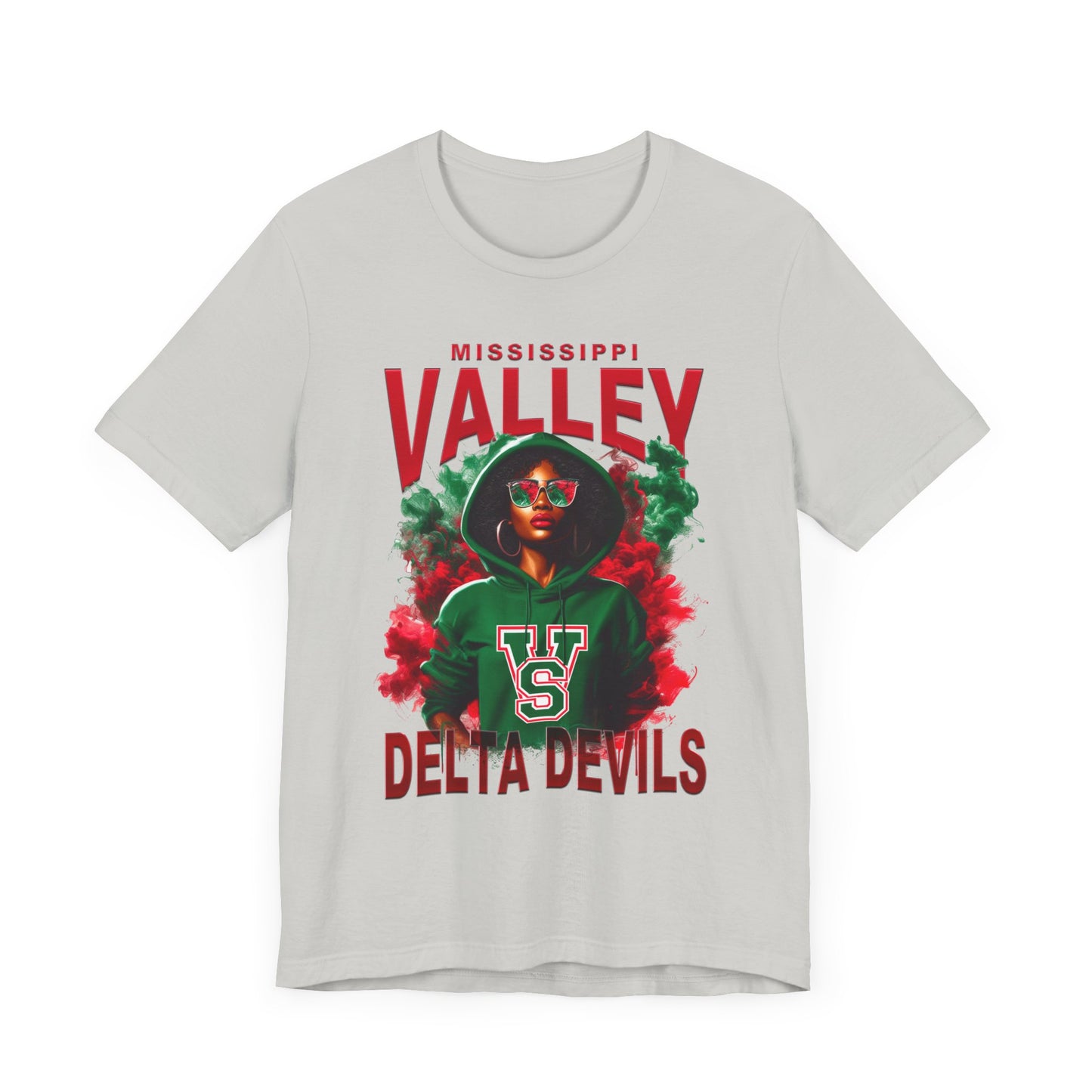 Mississippi Valley Delta Devils Unisex Jersey Short Sleeve Tee