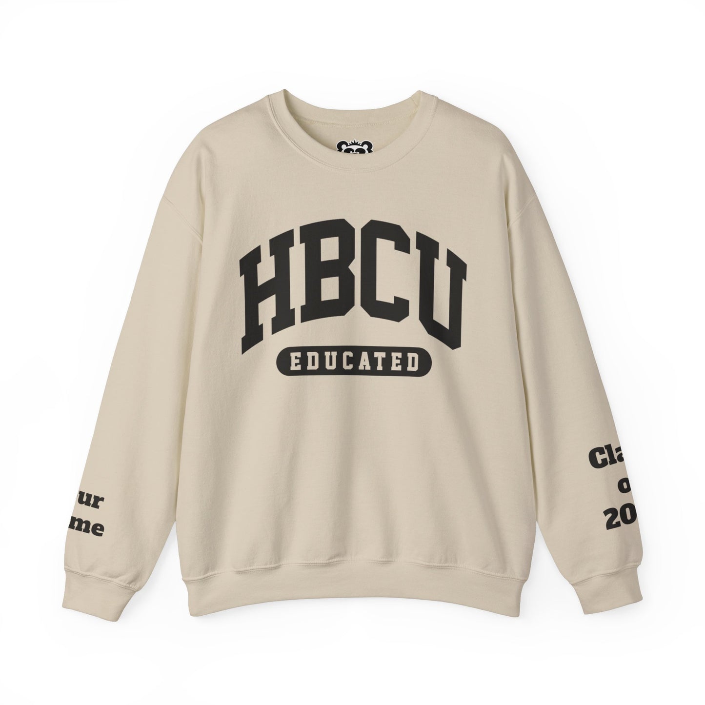 Custom Personalized HBCU Educated Unisex Heavy Blend™ Crewneck Sweatshirt gift for Students and Alumni