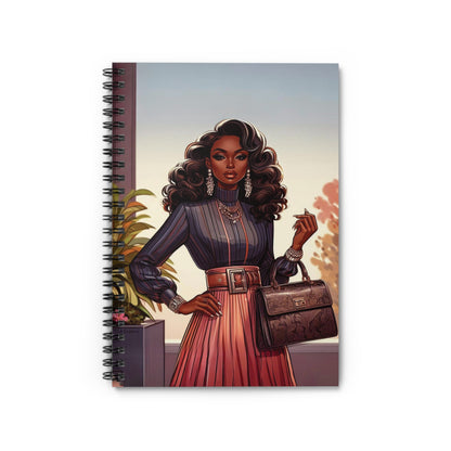 Representation Matters Beautiful Girl Spiral Notebook - Ruled Line