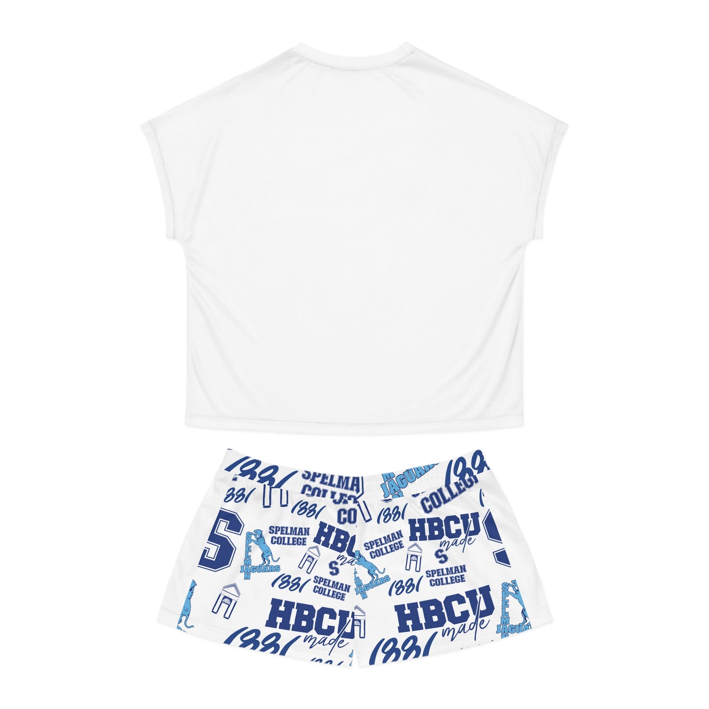 Spelman College Women's Short Pajama Set - Spelman Student Lounge Wear | Comfortable Sleepwear