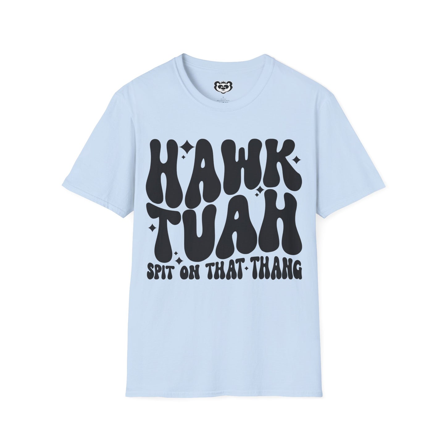 Hawk Tuah Spit on That Thang Funny Unisex Softstyle T-Shirt Gift for Her