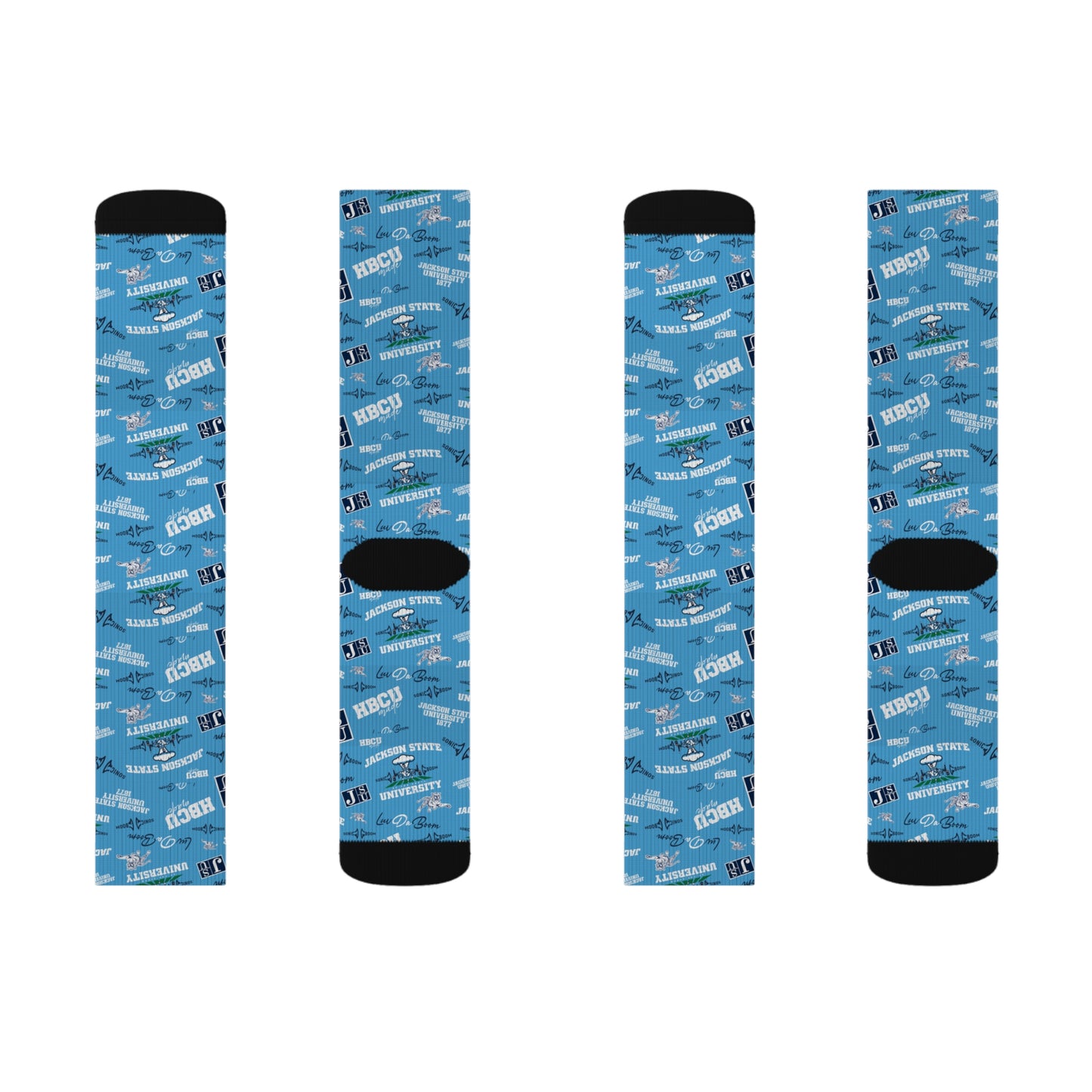 Sublimation Socks - JSU Sonic Boom of the South Design