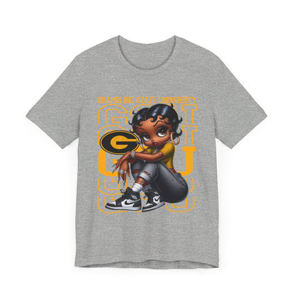 GSU Tigers: Grambling State University Sneakerhead Betty Boop Unisex Jersey Short Sleeve Tee Gift for Student and Alumni