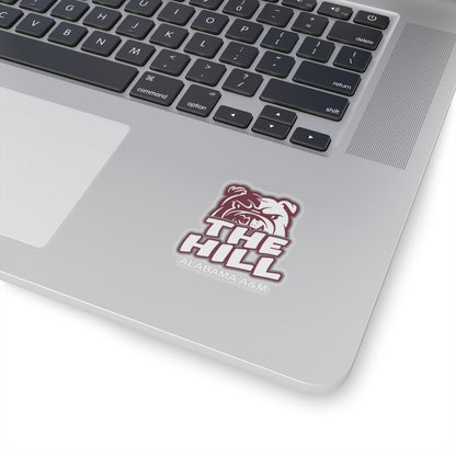 AAMU Bulldogs Sticker: Alabama A&M University Bulldogs the hill Grad Gift Kiss-Cut Stickers