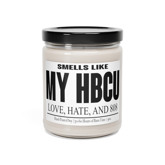 Smells like my HBCU Scented Soy Candle, 9oz Gift for Him or Her, Mom or Dad Gift