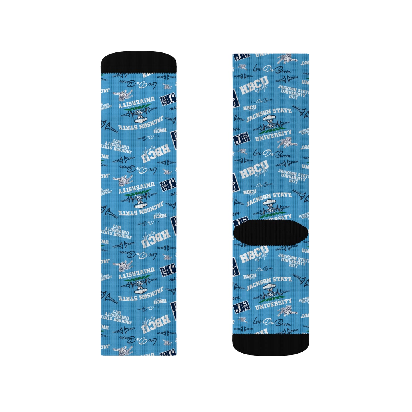 Sublimation Socks - JSU Sonic Boom of the South Design