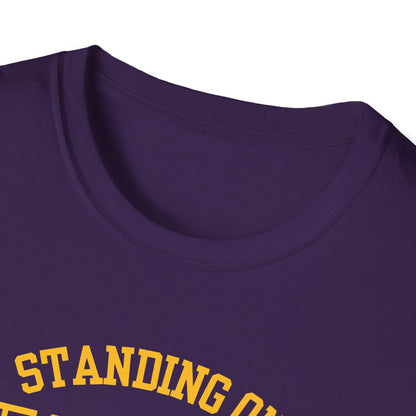 PVAMU Panthers: Prairie View A&M University Standing on Business Unisex Softstyle T-Shirt