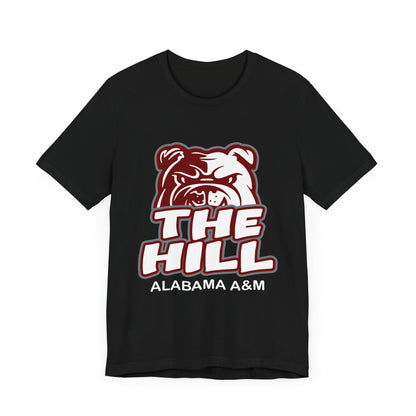 AAMU Bulldogs: Alabama A&M University The Hill Unisex Jersey Short Sleeve Tee Gift for Student and Alumni