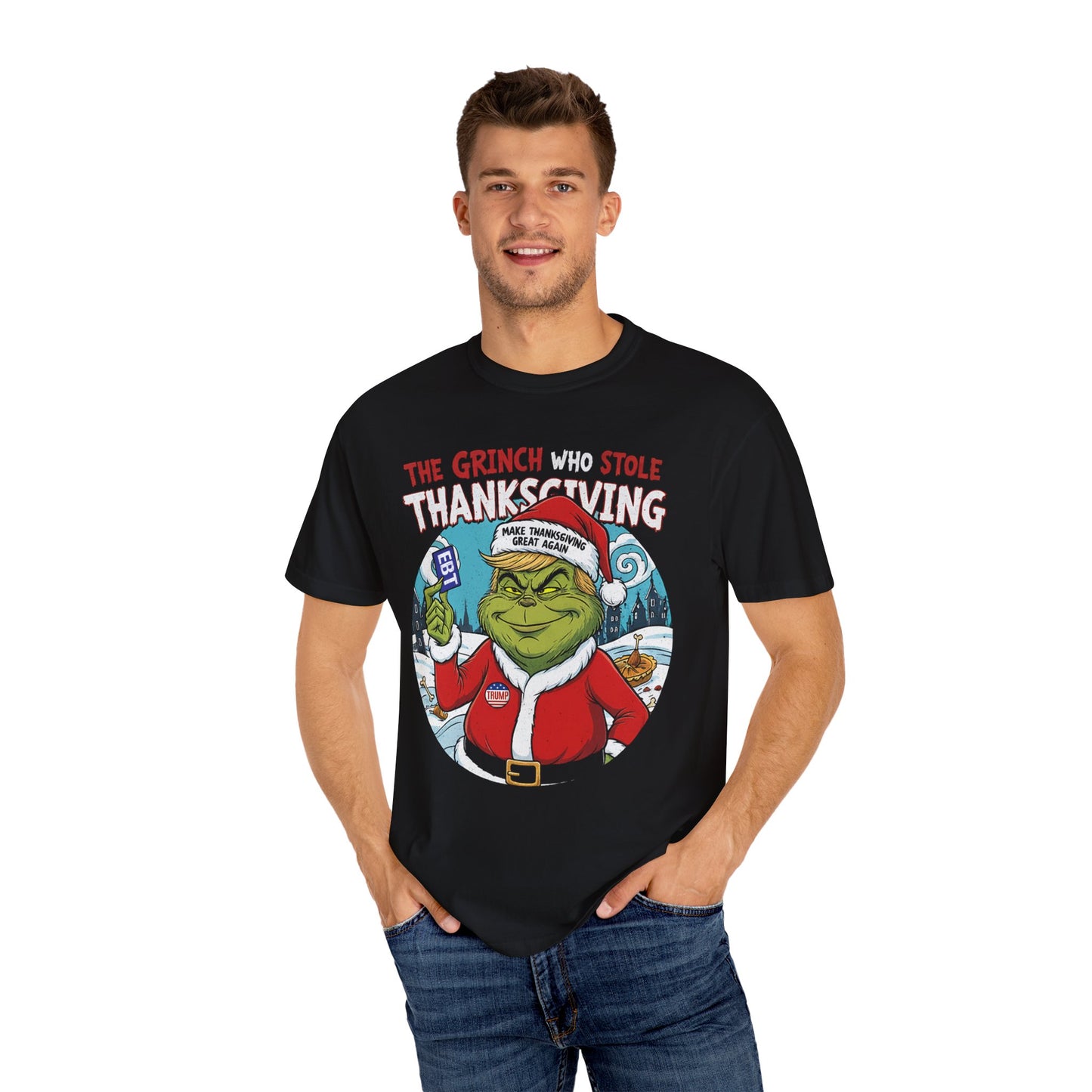 Grinch Thanksgiving T-Shirt — "The Grinch Who Stole Thanksgiving" Holiday Tee