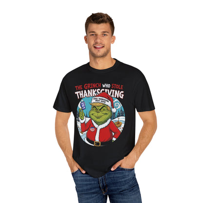 Grinch Thanksgiving T-Shirt — "The Grinch Who Stole Thanksgiving" Holiday Tee