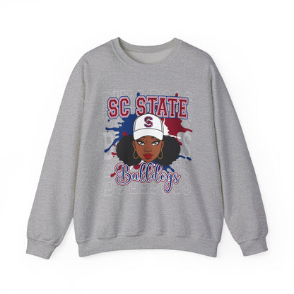 SC State Bulldogs: South Carolina State Bulldogs and Lady Bulldogs  Unisex Heavy Blend™ Crewneck Sweatshirt