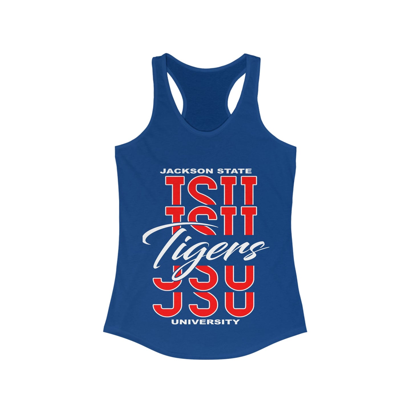 JSU Tigers Women's Ideal Racerback Tank