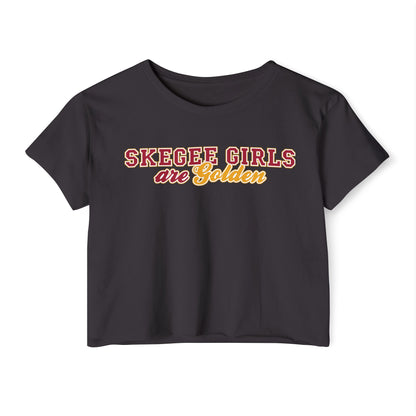 ‘Skegee Girls Festival Crop Top - Trendy Women's Tee for Summer Celebrations
