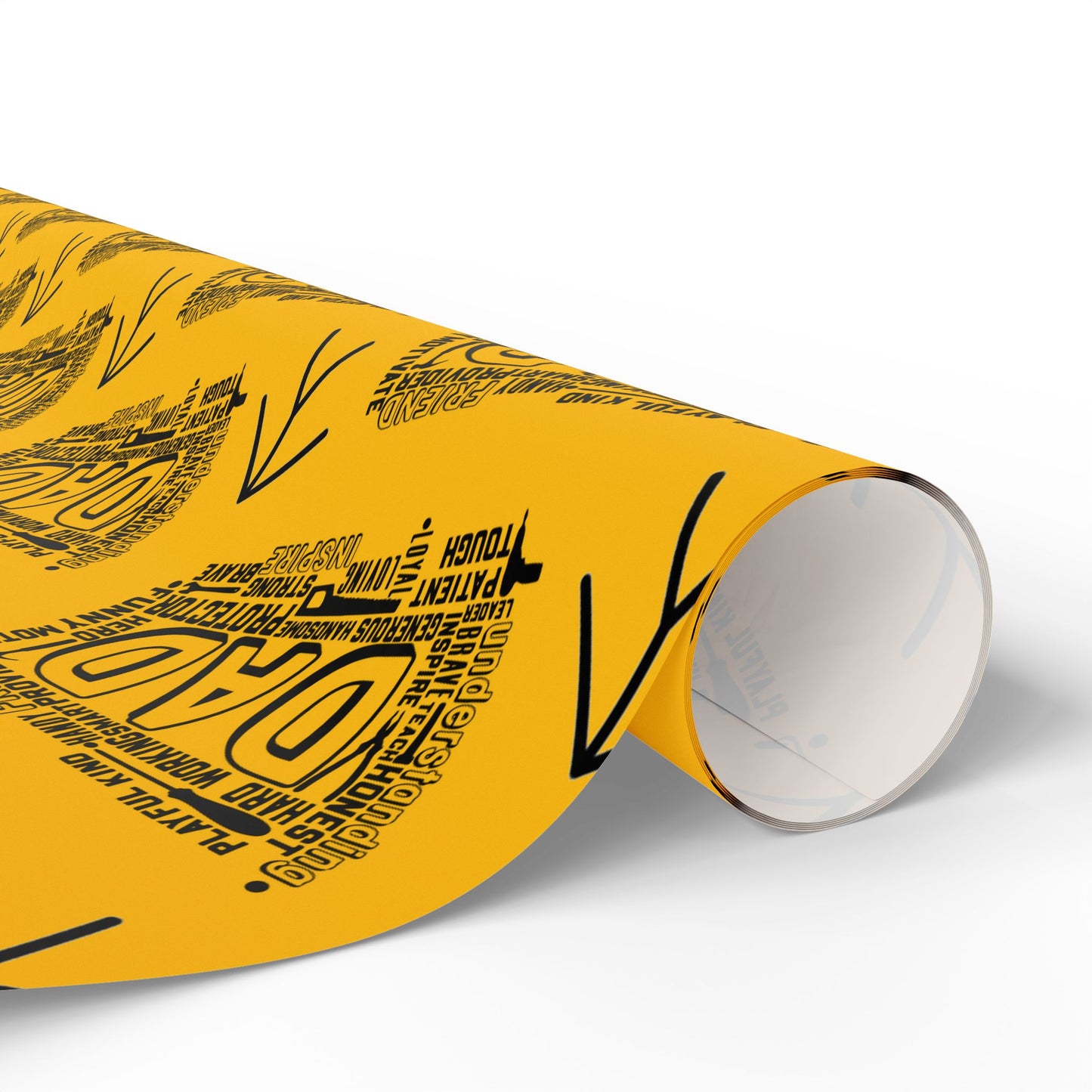 Handy Man Yellow Father's Day Dad Gift Wrapping Papers for Him from Her for any Occasion