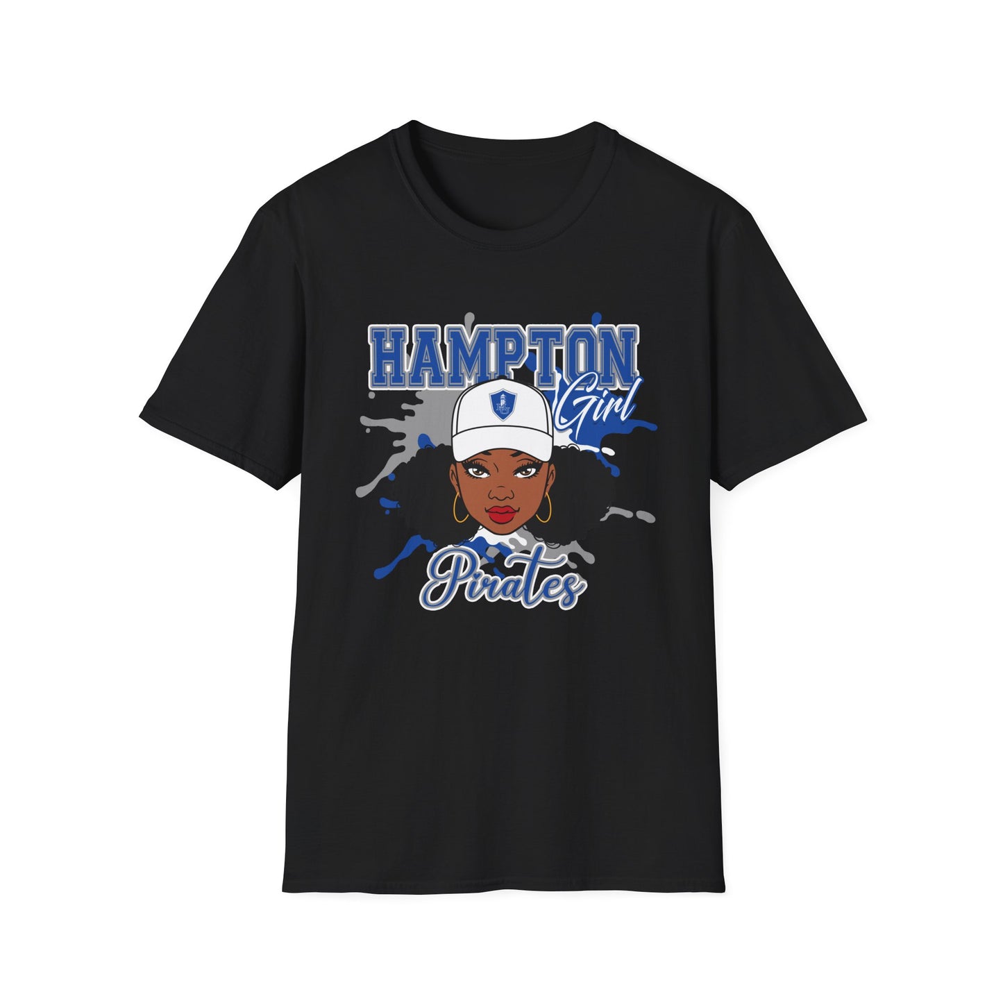 HU Pirates: Hampton University Pirates Unisex Softstyle T-Shirt