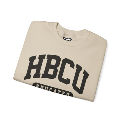 Custom Personalized HBCU Educated Unisex Heavy Blend™ Crewneck Sweatshirt gift for Students and Alumni