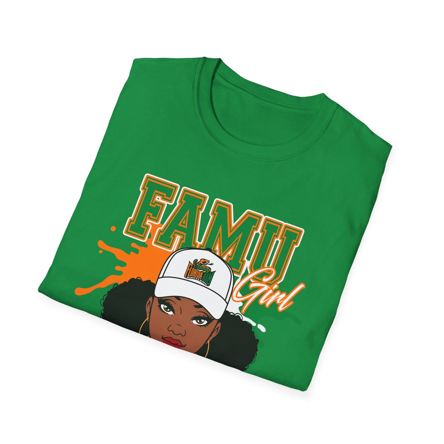 FAMU Rattlers: Florida AM University Girl Unisex Softstyle T-Shirt