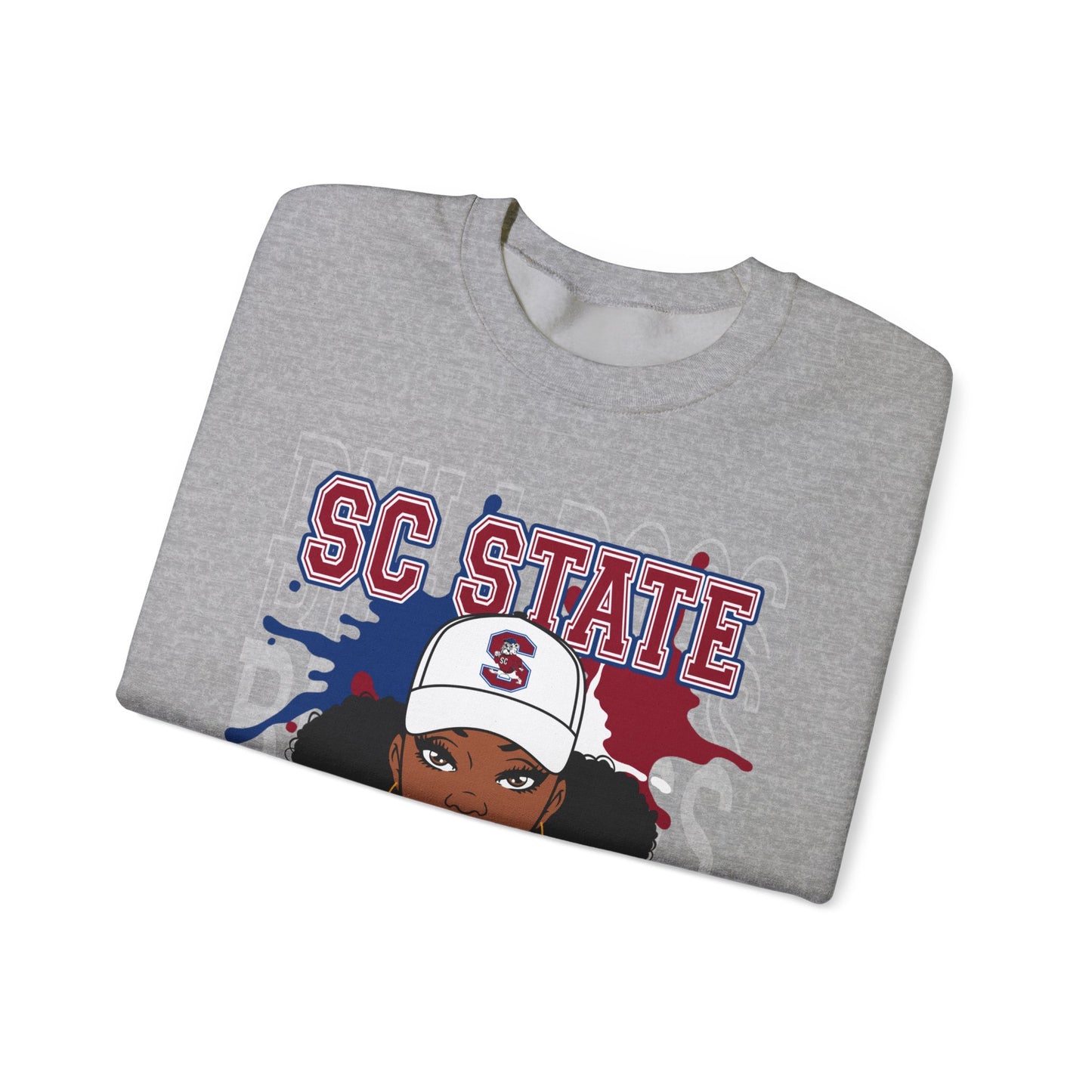 SC State Bulldogs: South Carolina State Bulldogs and Lady Bulldogs  Unisex Heavy Blend™ Crewneck Sweatshirt