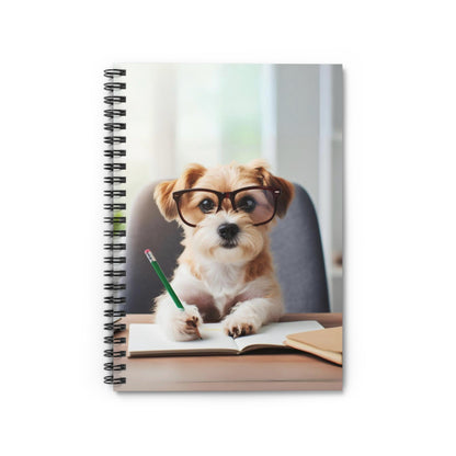 Cutie Pup Spiral Notebook - Ruled Line