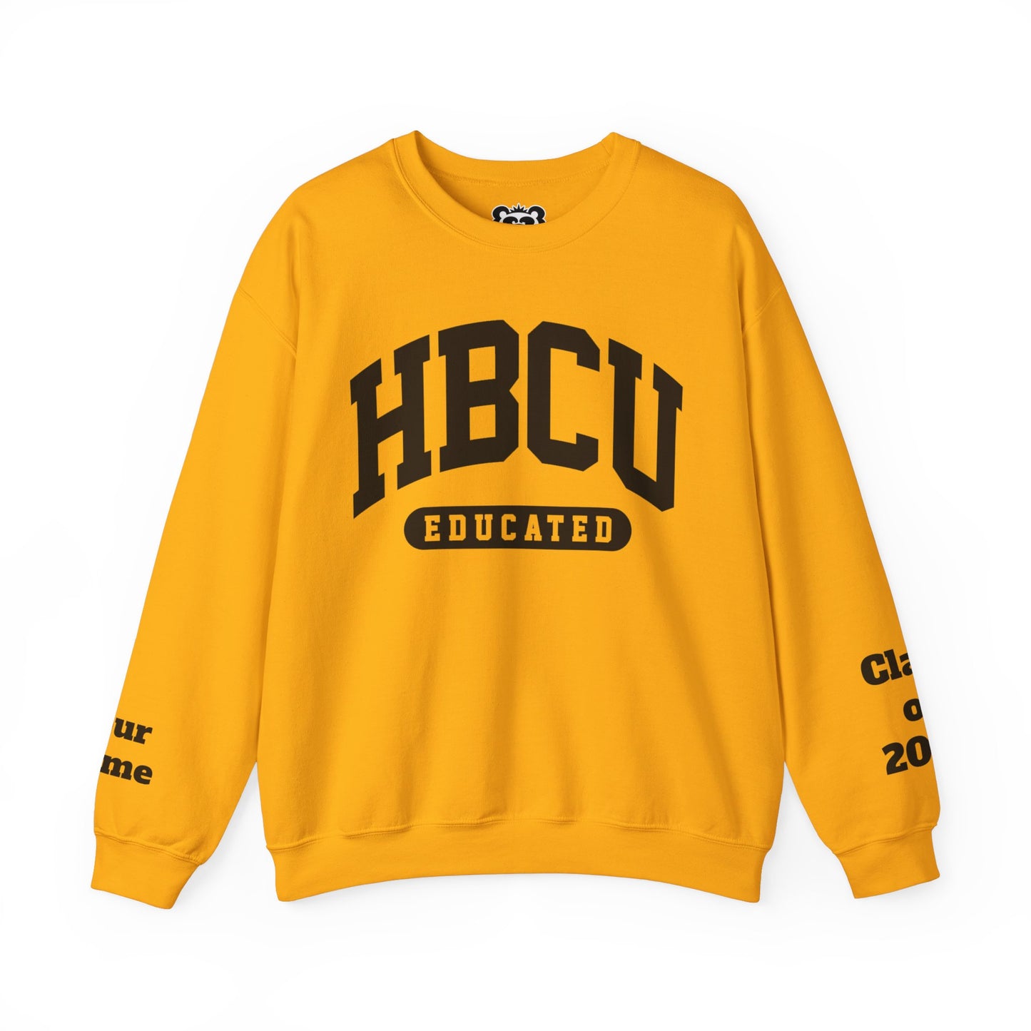 Custom Personalized HBCU Educated Unisex Heavy Blend™ Crewneck Sweatshirt gift for Students and Alumni