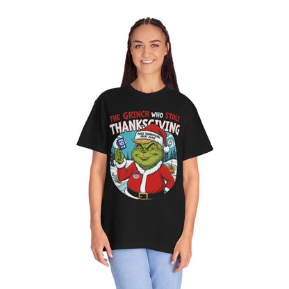 Grinch Thanksgiving T-Shirt — "The Grinch Who Stole Thanksgiving" Holiday Tee