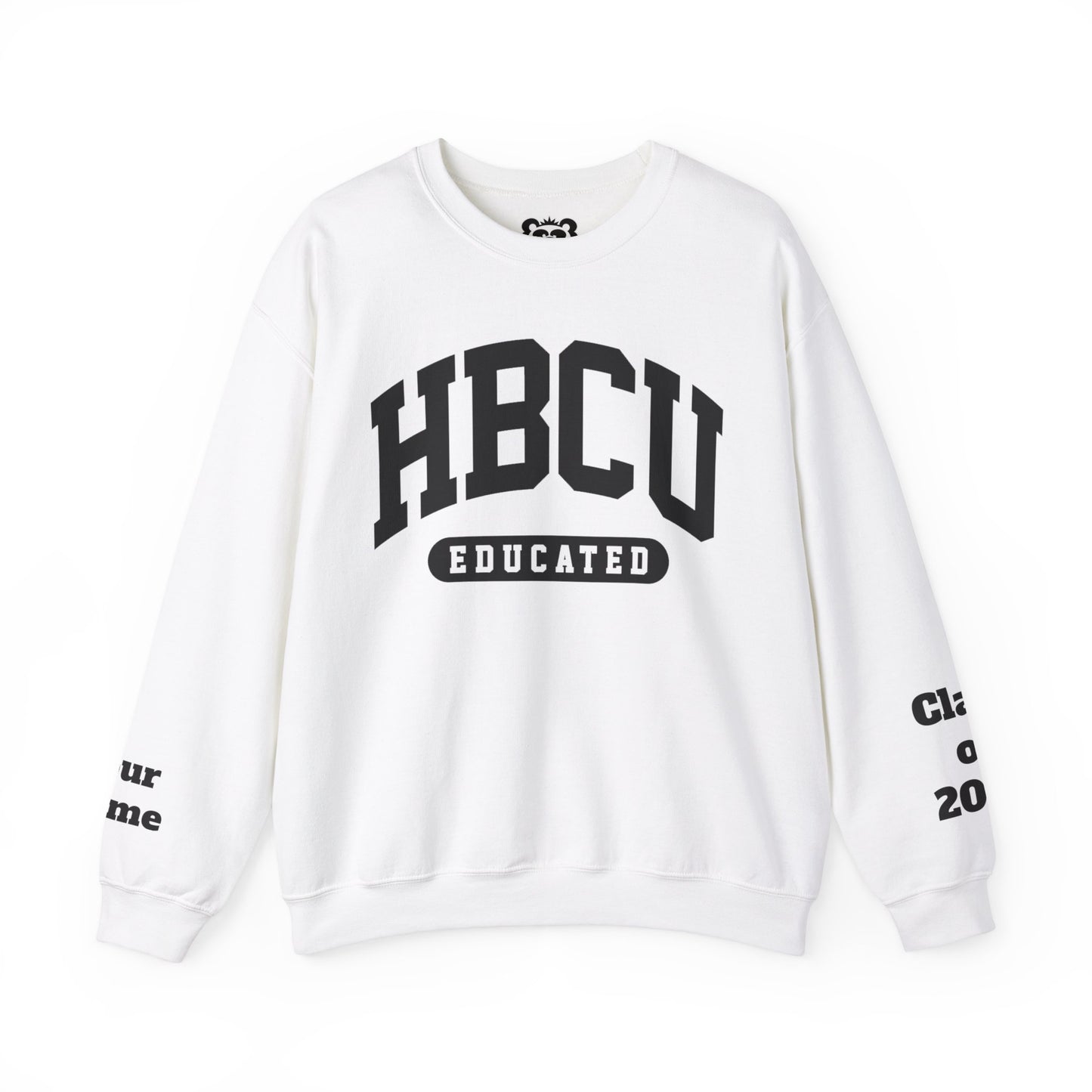 Custom Personalized HBCU Educated Unisex Heavy Blend™ Crewneck Sweatshirt gift for Students and Alumni