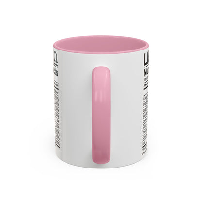 Zodiac Libra Mug - Nutrition Facts Design, Astrology Gift, Coffee Lover, Personalized Birthday Present, Horoscope Décor