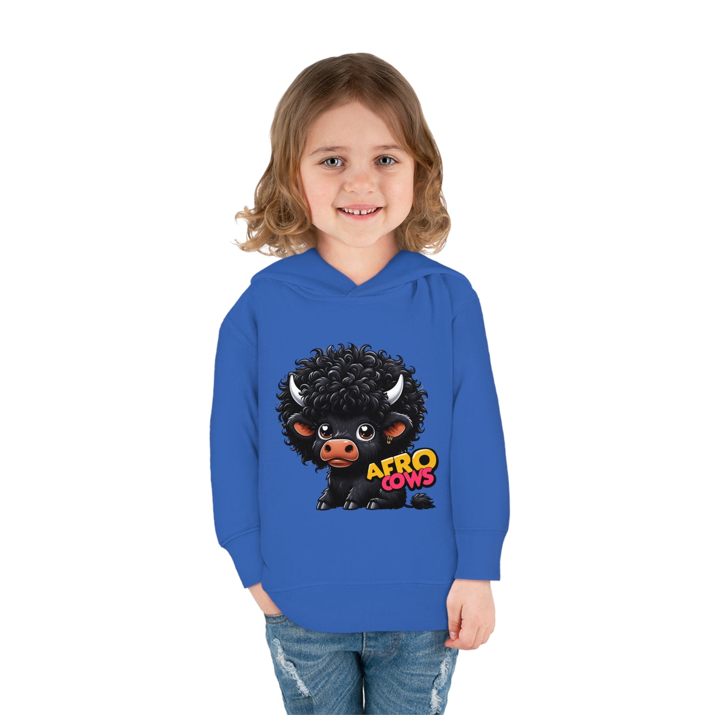 Afro Cows Toddler Pullover Fleece Hoodie