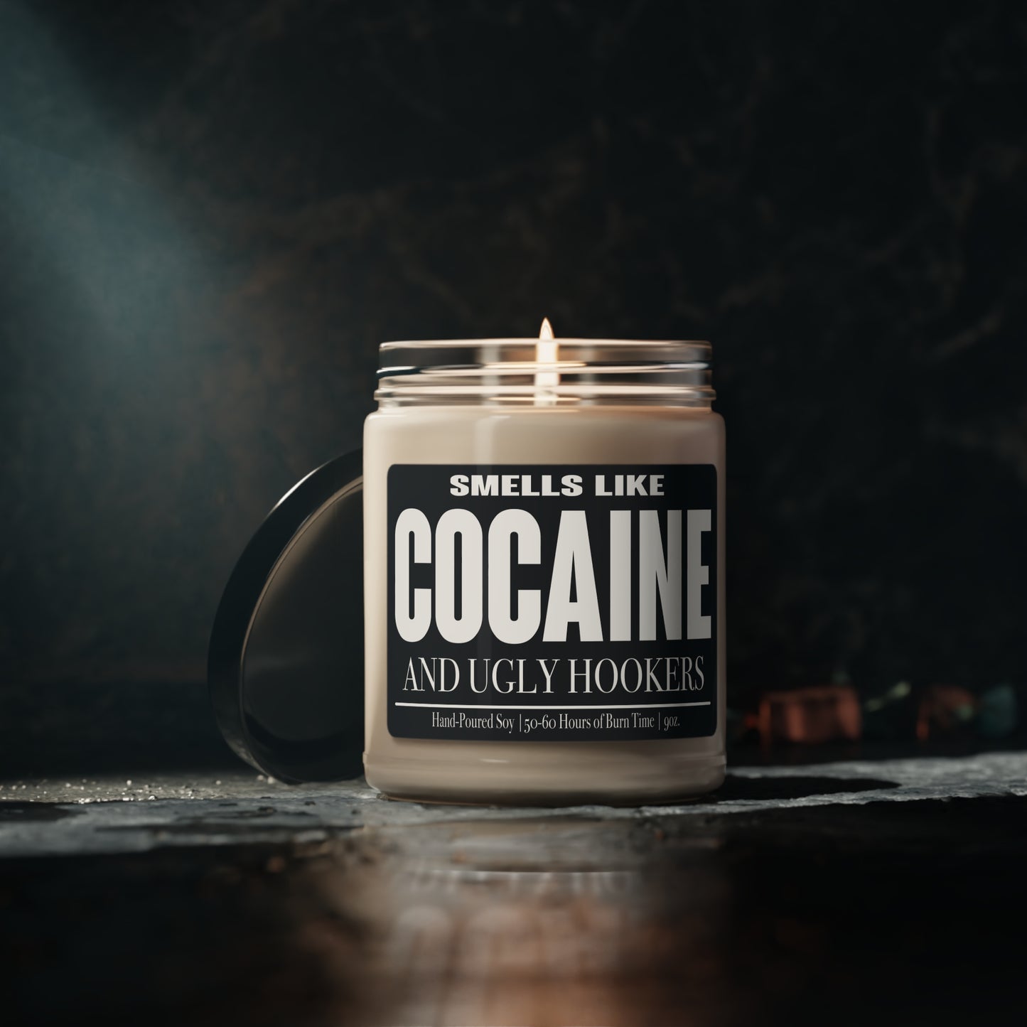 Funny Gift for Dad, Smells like Cocaine and Ugly Hookers Soy Candle, Father's Day Gift, Birthday Gift for Dad or Son, Gag gift