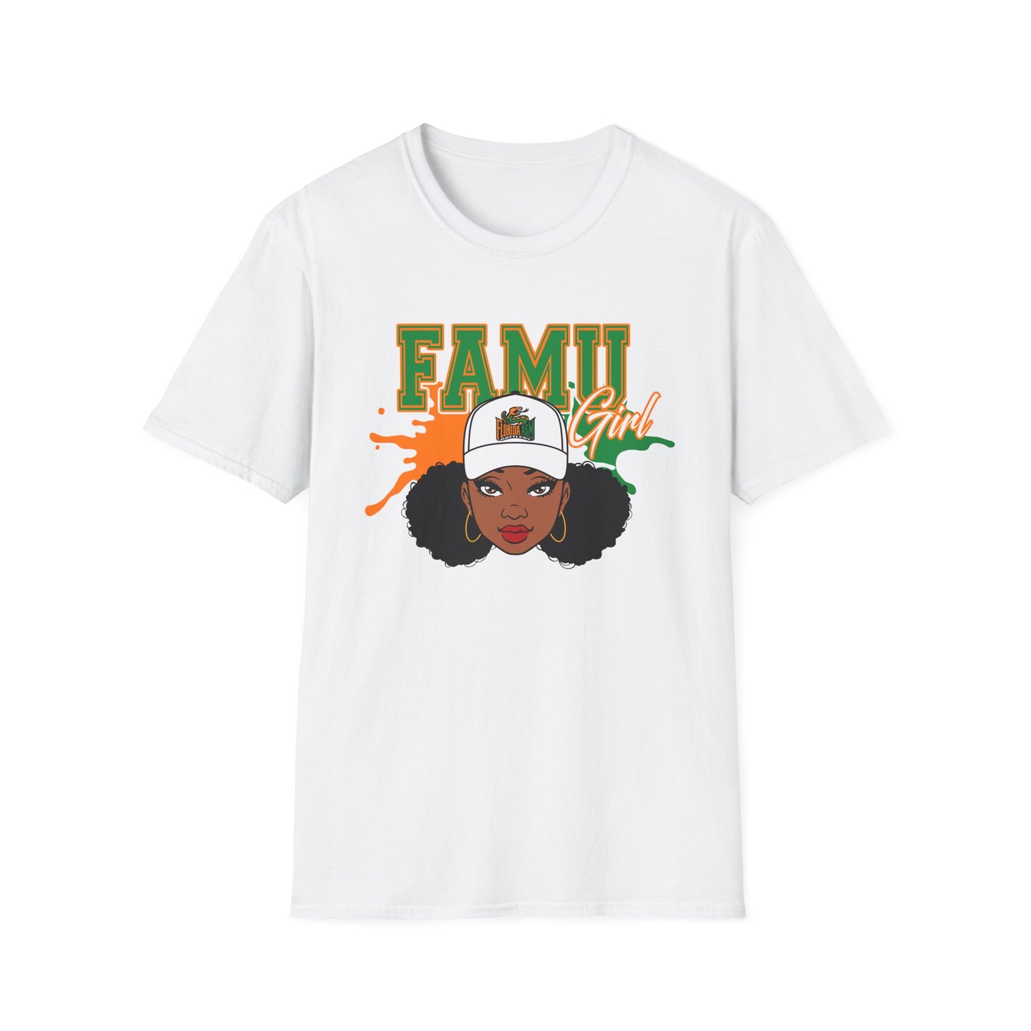 FAMU Rattlers: Florida AM University Girl Unisex Softstyle T-Shirt