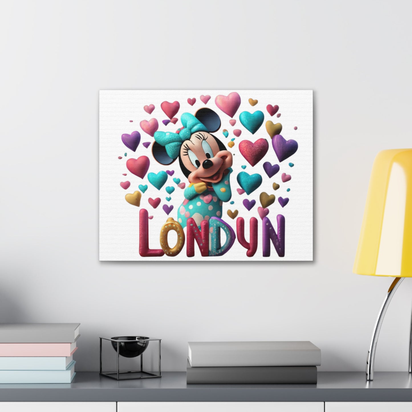 Custom Cartoon Mouse Canvas