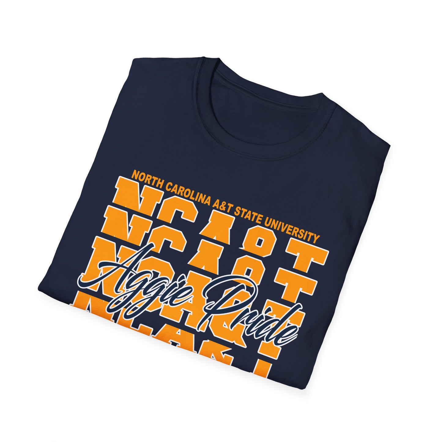 NCAT Aggie: North Carolina A&T Pride Unisex Softstyle T-Shirt