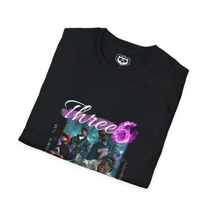 Three 6 Mafia Fullermoe Style Rap Unisex Softstyle T-Shirt