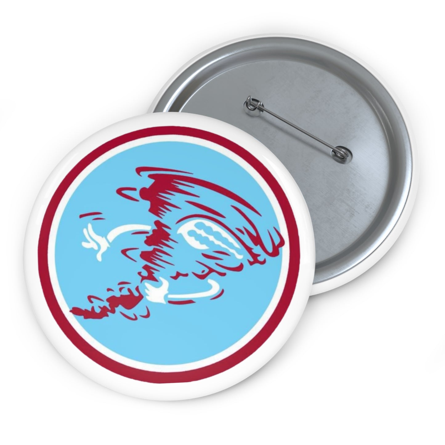 Pin Buttons - Talladega College TC Tornadoes Design