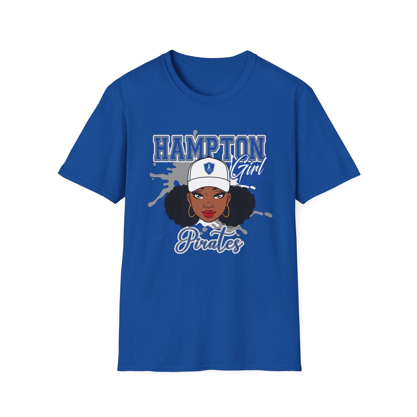 HU Pirates: Hampton University Pirates Unisex Softstyle T-Shirt