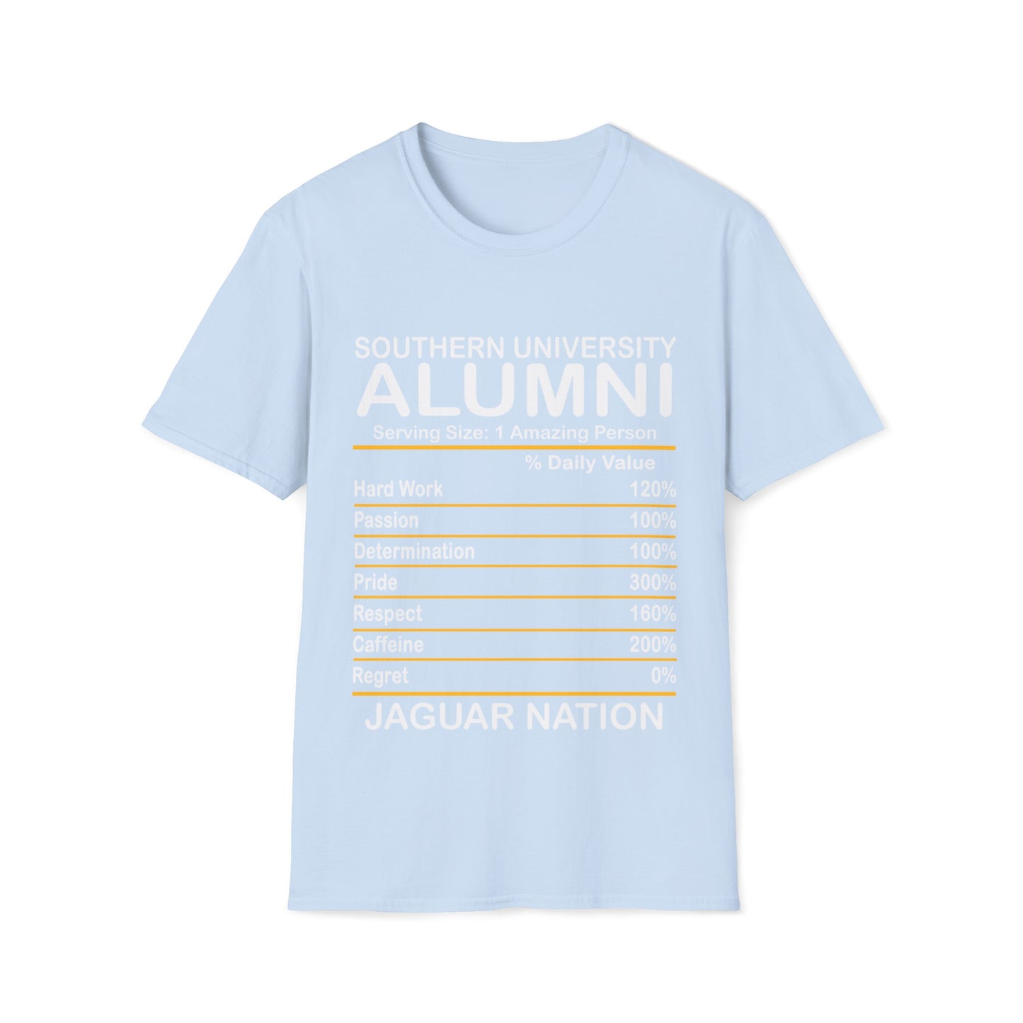 SU Jaguars Alumni: Southern University Jaguars Unisex Softstyle T-Shirt