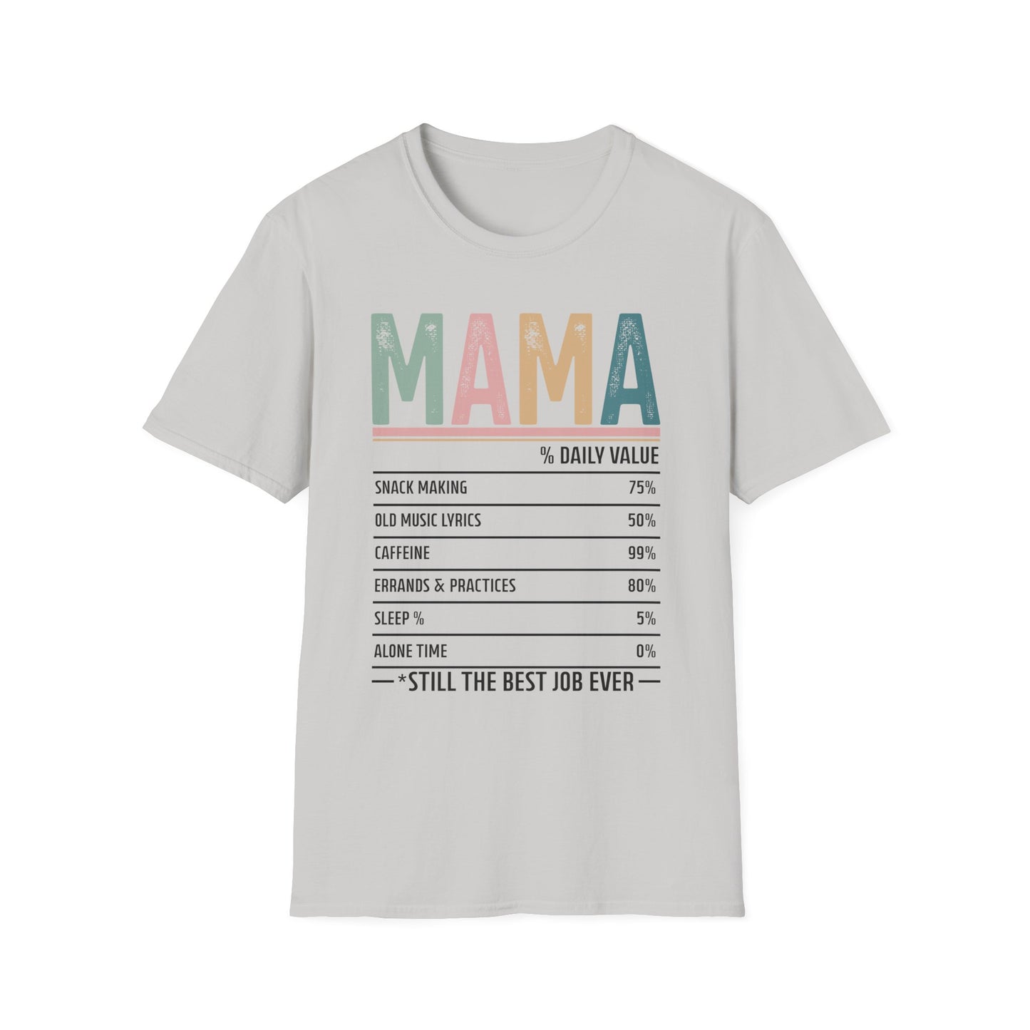 Mama Ingredients Mother's Day Unisex Softstyle T-Shirt