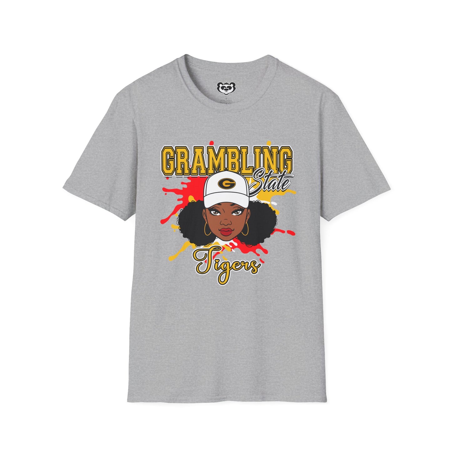 GSU Tigers: Grambling State Tigers Girl Unisex Softstyle T-Shirt Gift for Student and Alumni