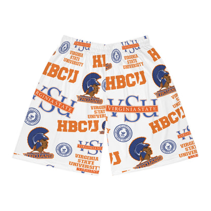 Virginia State U VSU Trojans HBCU Basketball Shorts
