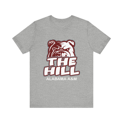 AAMU Bulldogs: Alabama A&M University The Hill Unisex Jersey Short Sleeve Tee Gift for Student and Alumni