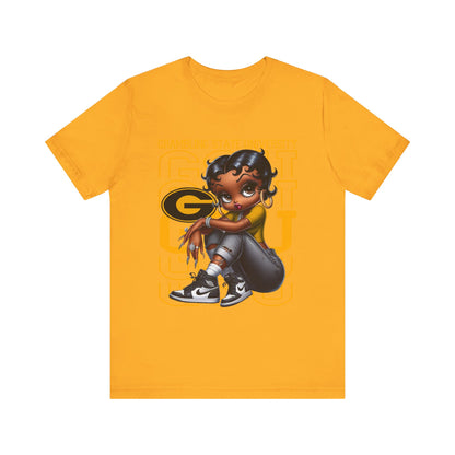 GSU Tigers: Grambling State University Sneakerhead Betty Boop Unisex Jersey Short Sleeve Tee Gift for Student and Alumni