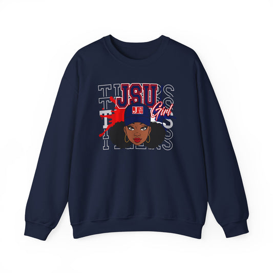 JSU Tigers: Jackson State Tigers JSU Girl Unisex Heavy Blend™ Crewneck Sweatshirt