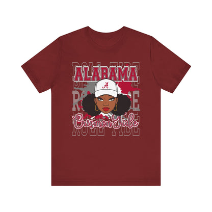 Alabama University Roll Tide Unisex Jersey Short Sleeve Tee