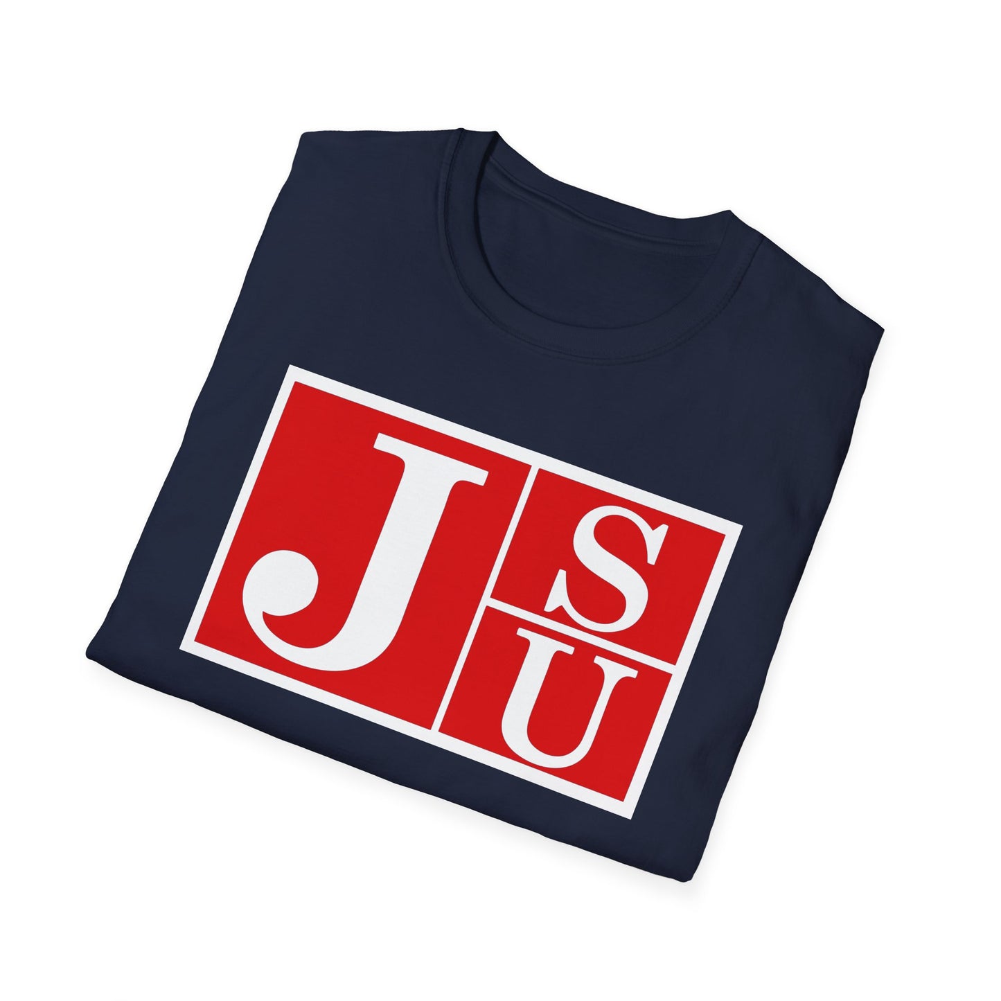 JSU Tigers Red Block Jackson State University Unisex Softstyle T-Shirt Graduation Alumni Gift