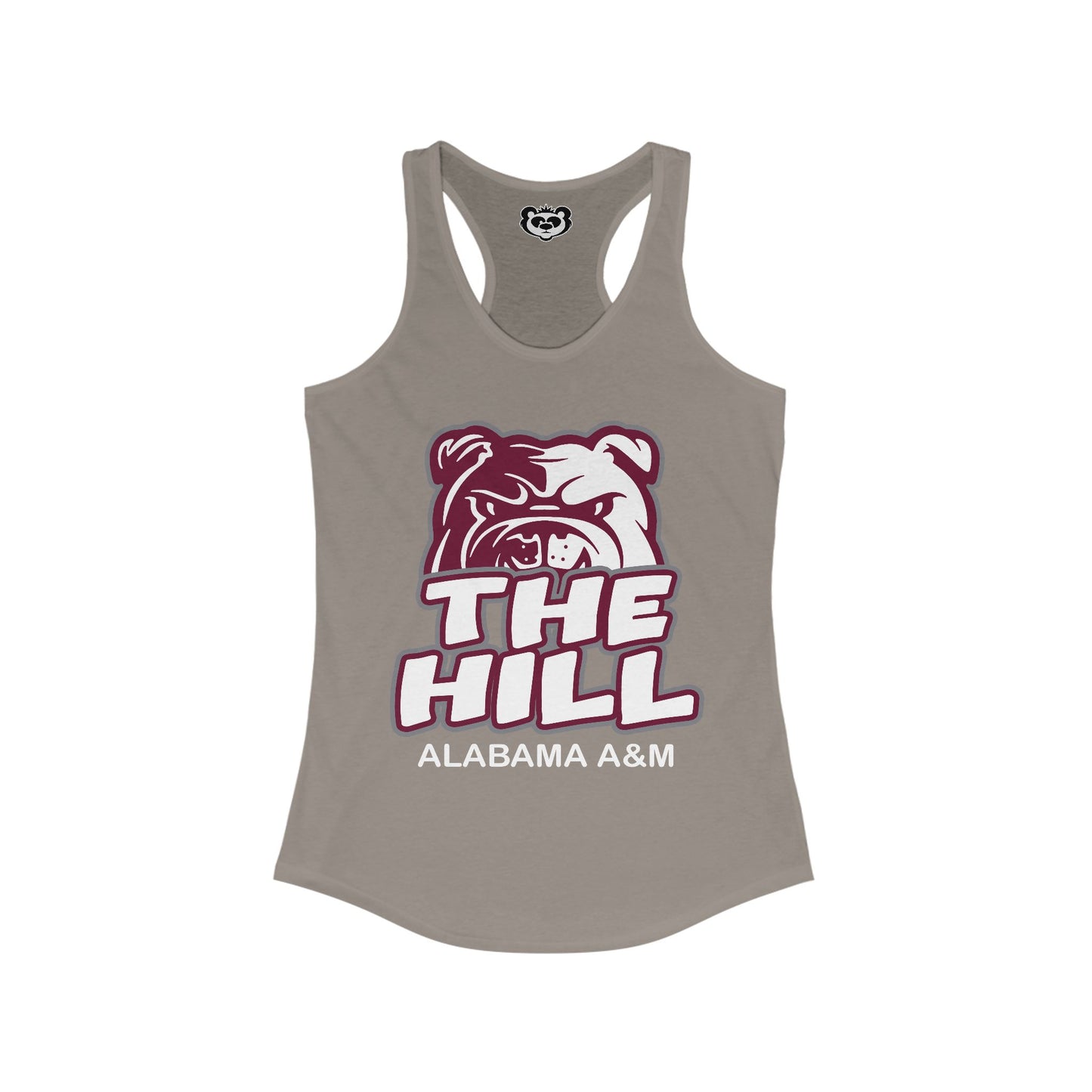 AAMU Bulldogs: Alabama A & M University The Hill Women's Ideal Racerback Tank Gift for Students and Alumni