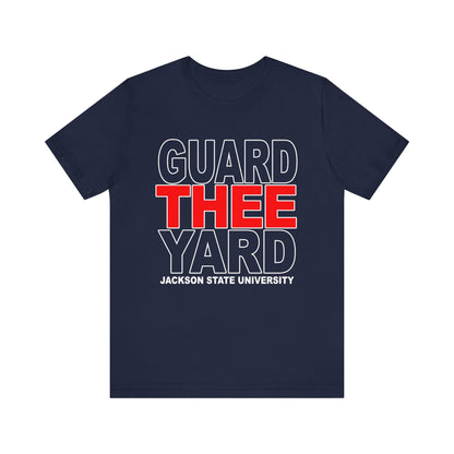 JSU Tigers: Jackson State University Guard Thee Yard Unisex Jersey Short Sleeve Tee