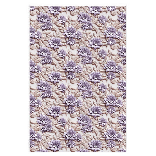 Lilac and Cream Wrapping Paper