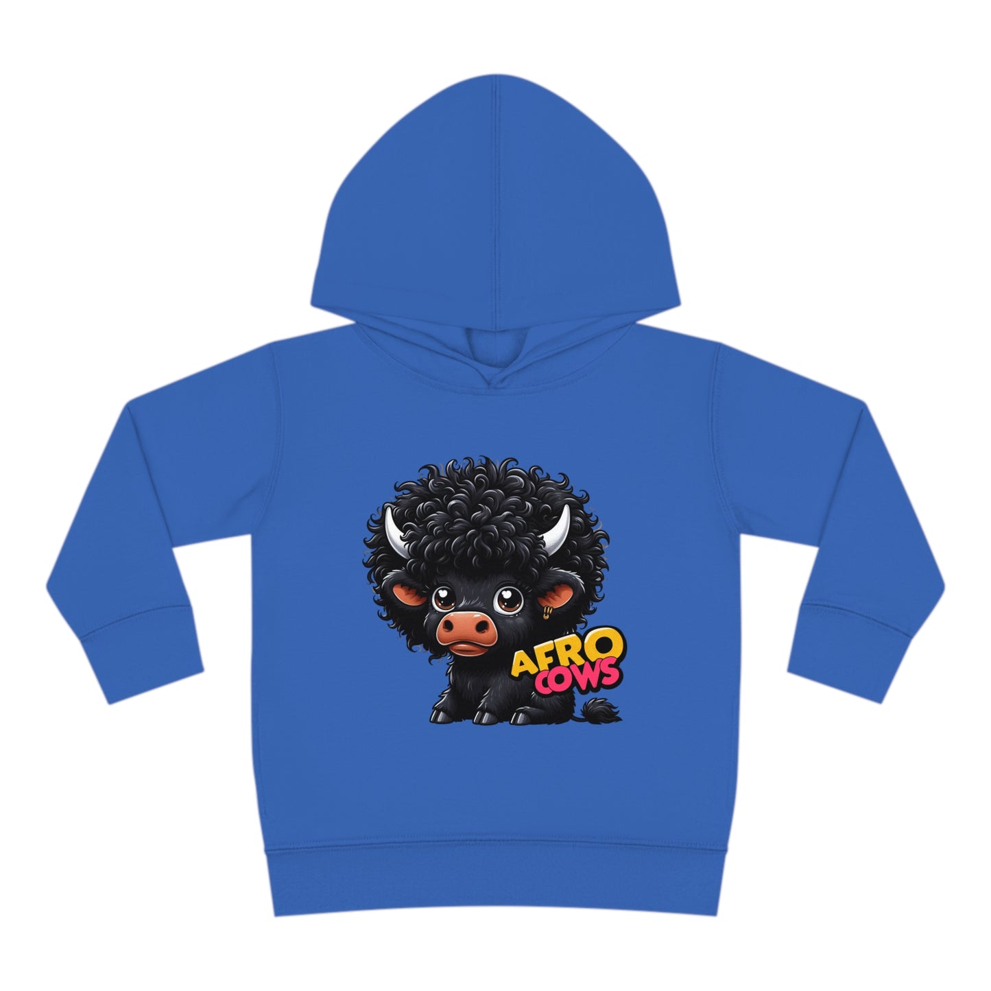 Afro Cows Toddler Pullover Fleece Hoodie - Art by the Andersons