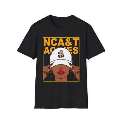 NCAT Aggies: North Carolina A&T State University Unisex Softstyle T-Shirt Gift For Her