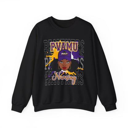 PVAMU Panthers: Prairie View AM Nursing Unisex Heavy Blend™ Crewneck Sweatshirt